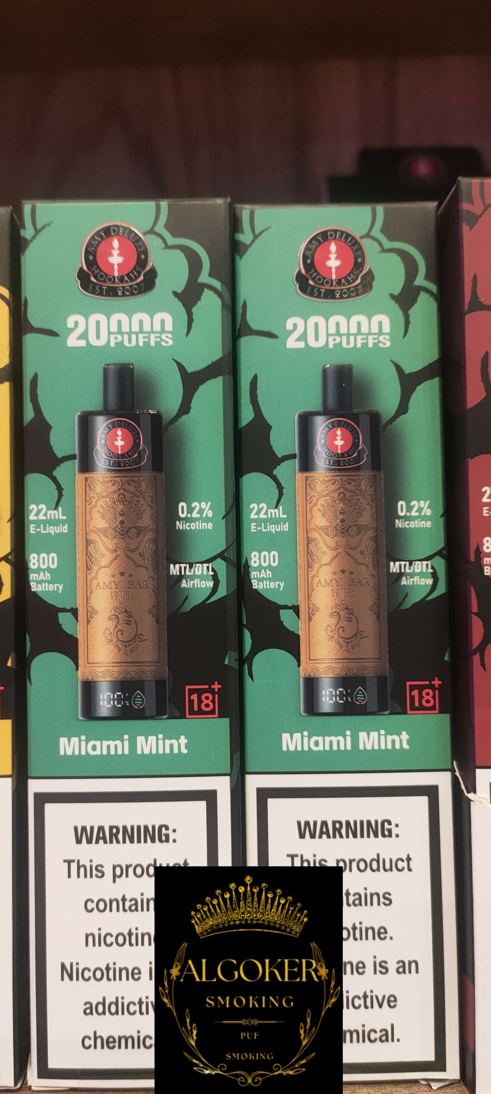 HOOKAH 20K miami mint