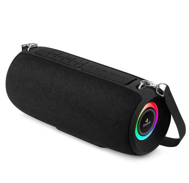 Kisonli Q28 Premium  Stereo Super Bass RGB 10W Portable Speaker, 1800m
