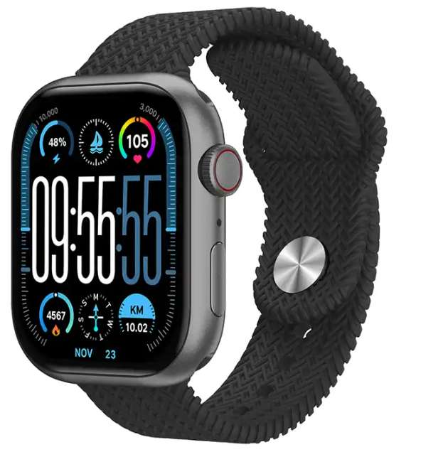 HK9 PRO Plus smart watch supports Bluetooth connectivity with 2.02" sc