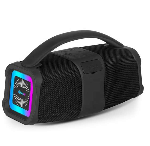 Kisonli K5 Stereo Bluetooth Speaker with RGB Lighting - 16W Power