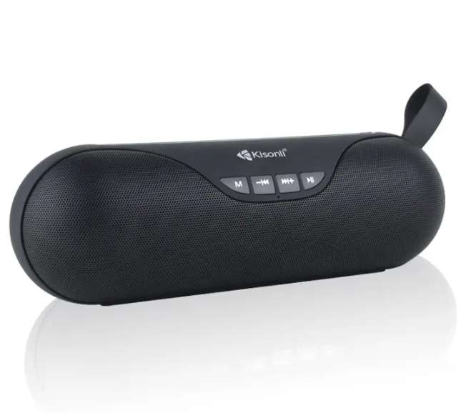 Kisonli KS-1992 Wireless Bluetooth Loud Speaker USB, SD, FM, Black