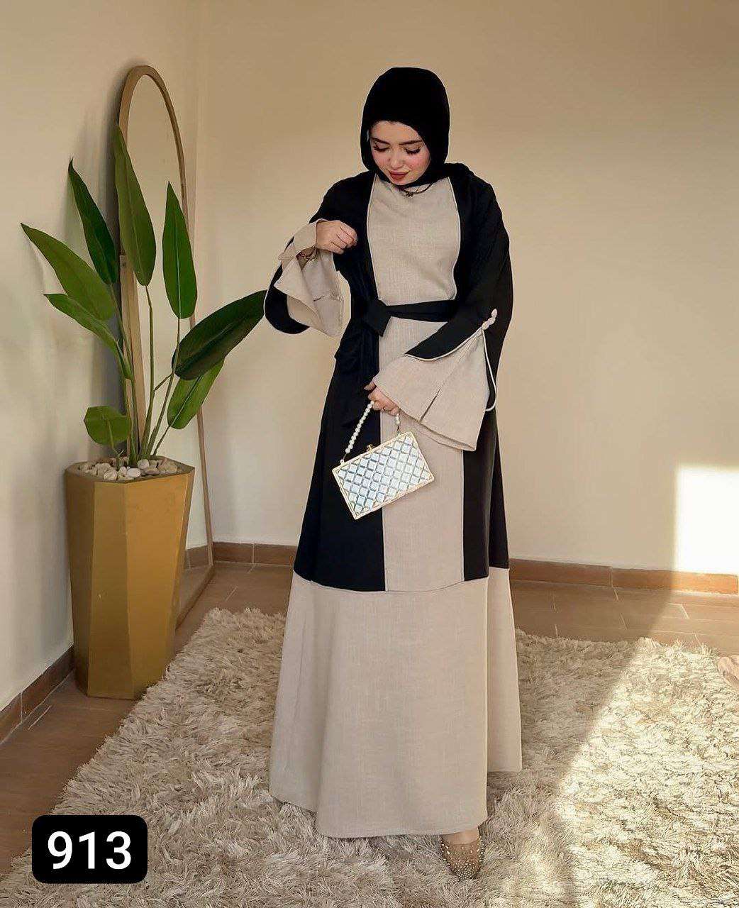 عباية بلونين بحزام تحفة ولا أروع بجد 😍🥳🥳💰💰🥳