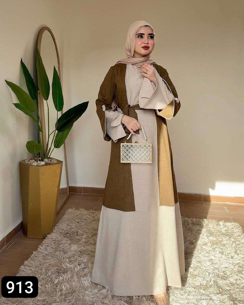 عباية بلونين بحزام تحفة ولا أروع بجد 😍🥳🥳💰💰🥳