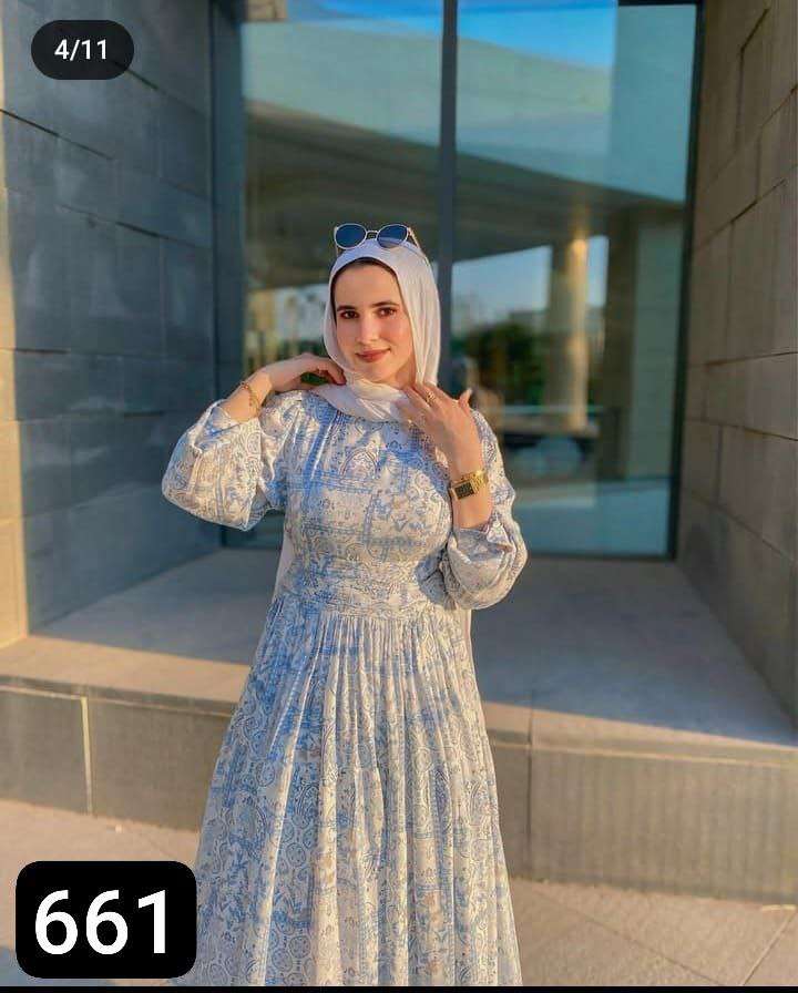 دريس مشجر بحزام مطبوع ❤️🥳🤭🤭💰😍💰❤️