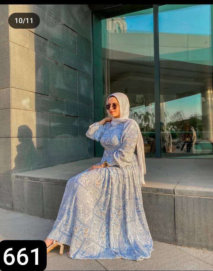 دريس مشجر بحزام مطبوع ❤️🥳🤭🤭💰😍💰❤️