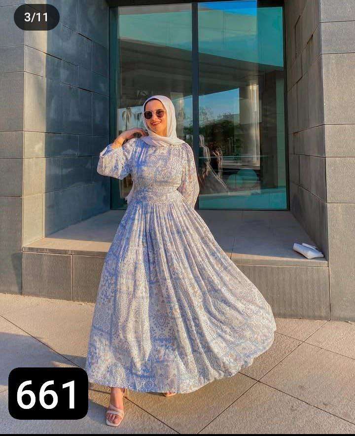 دريس مشجر بحزام مطبوع ❤️🥳🤭🤭💰😍💰❤️