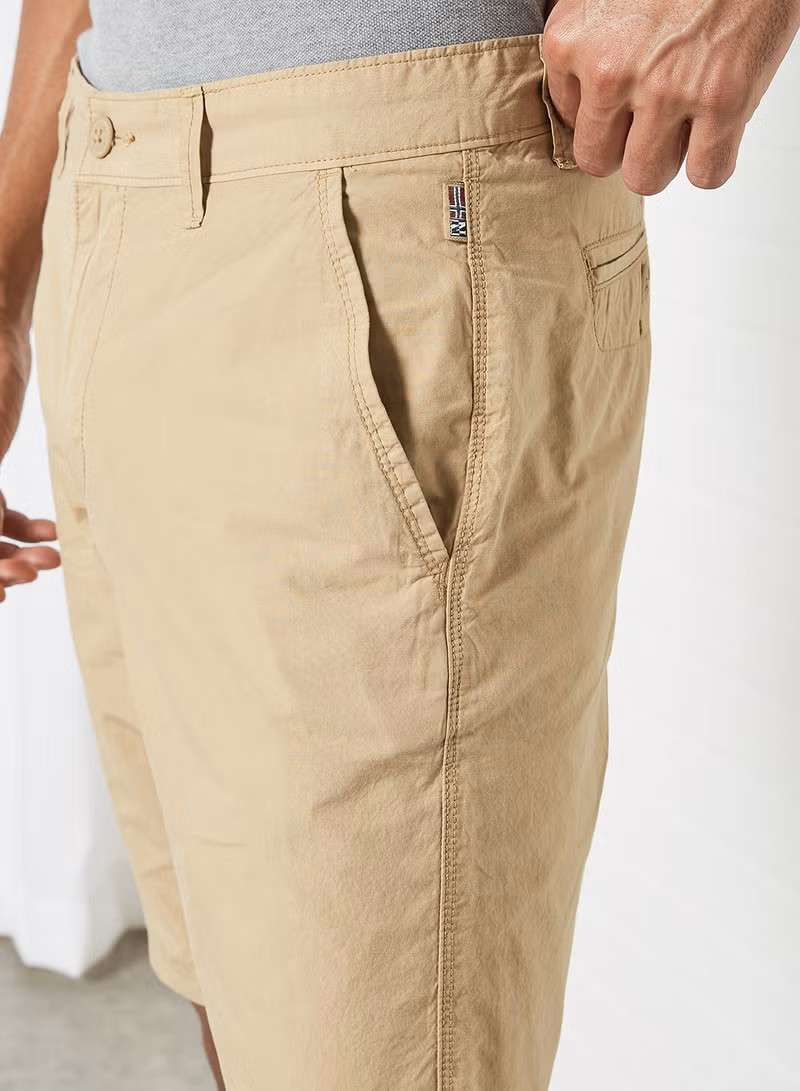 شورت ناكورو 2 بيج معدني Nakuru 2 Beige Metallic Shorts