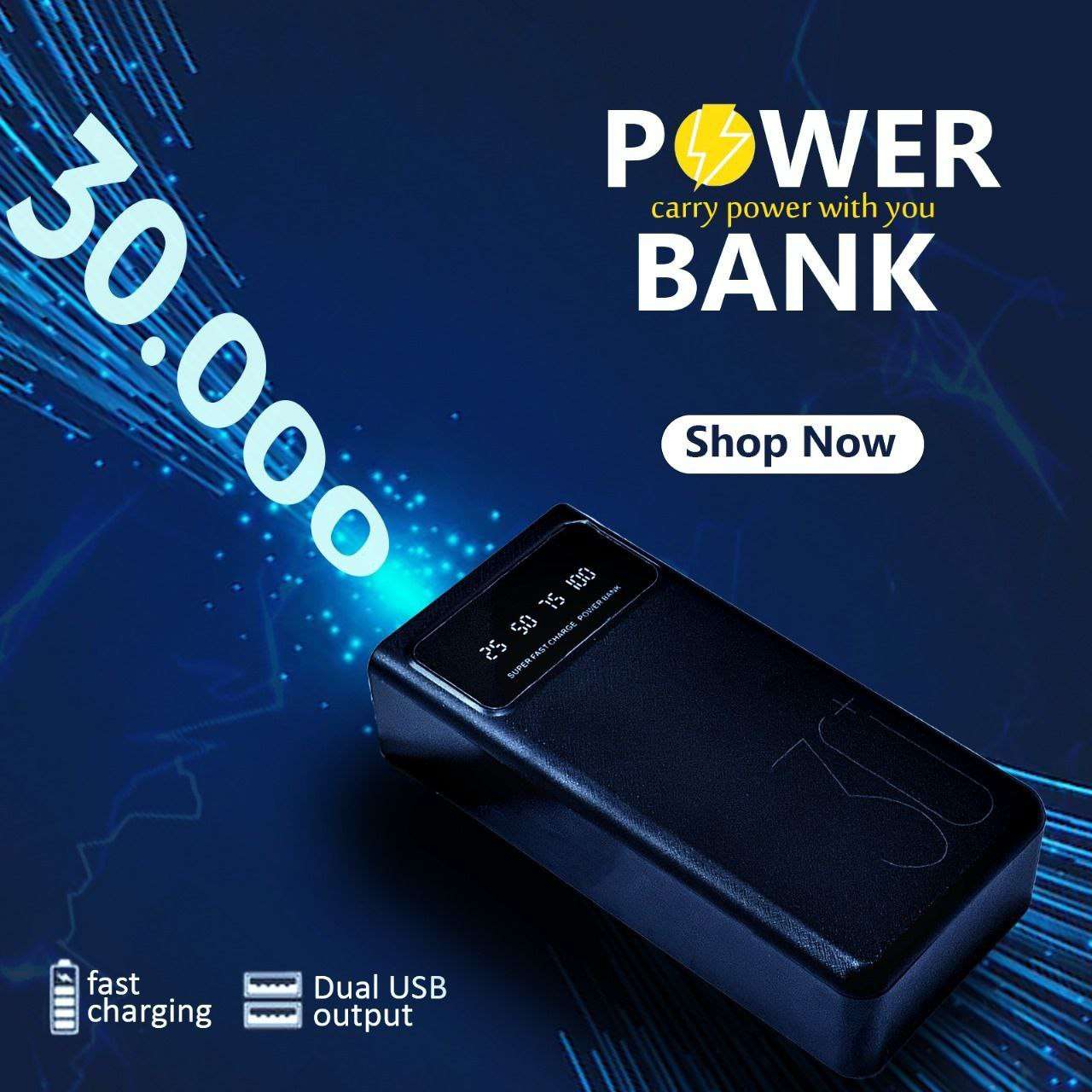 باور بانك30.000امبير