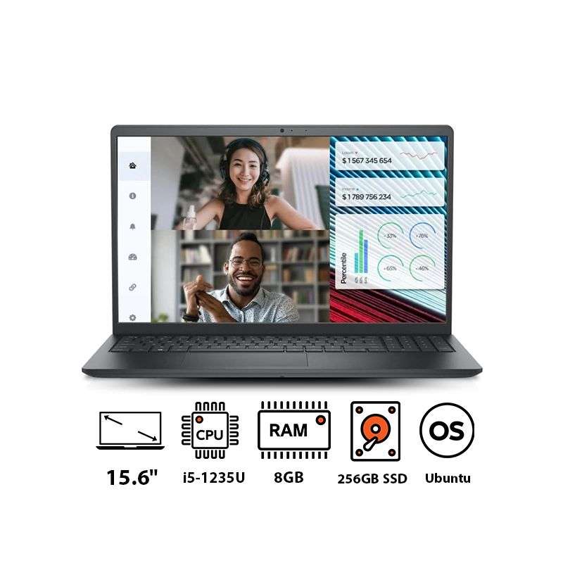 Dell Vostro 3520 Laptop Intel Core i5 1235U Carbon Black