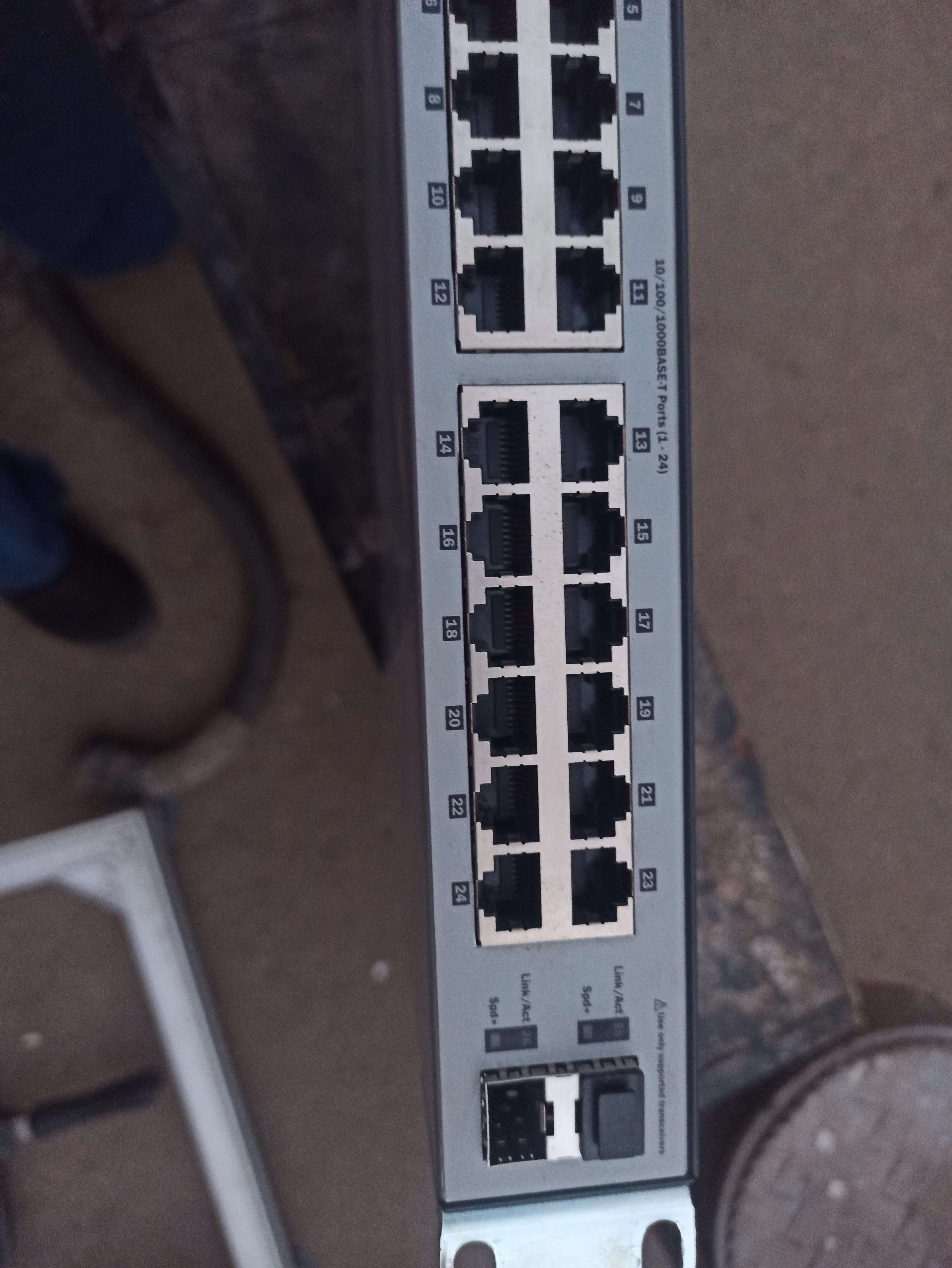 سويتش hp بورت 24 كسر زيرو