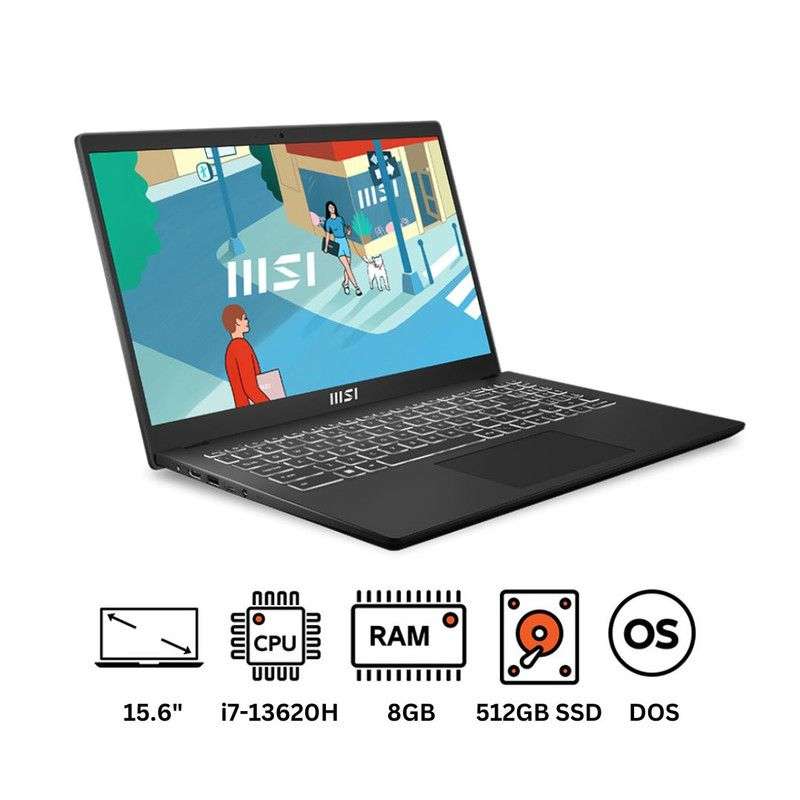 MSI LAPTOP MODERN 15 H B13M 088XEG  CI7 13620H