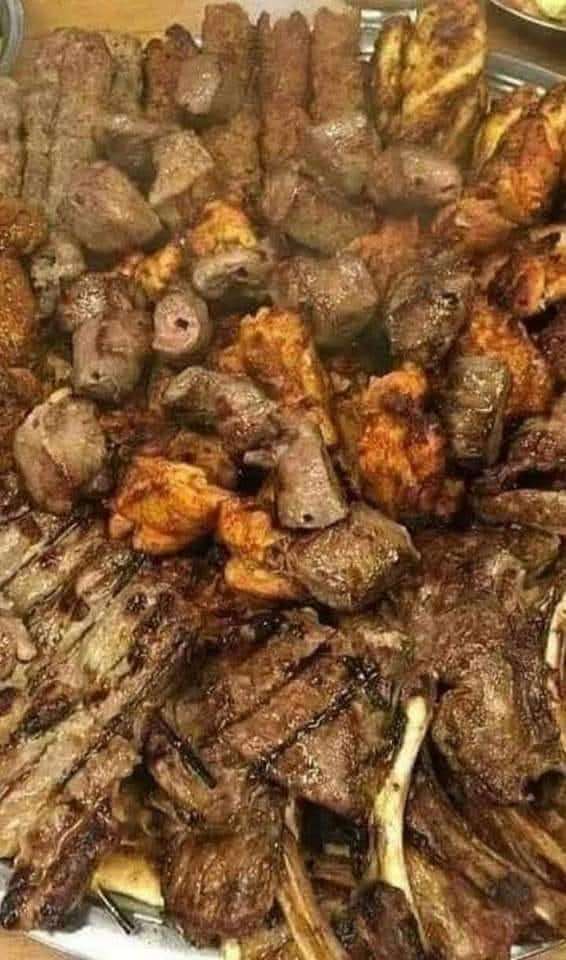 كباب مشكل جاست فروزن مشوي عالفحم طهي كامل