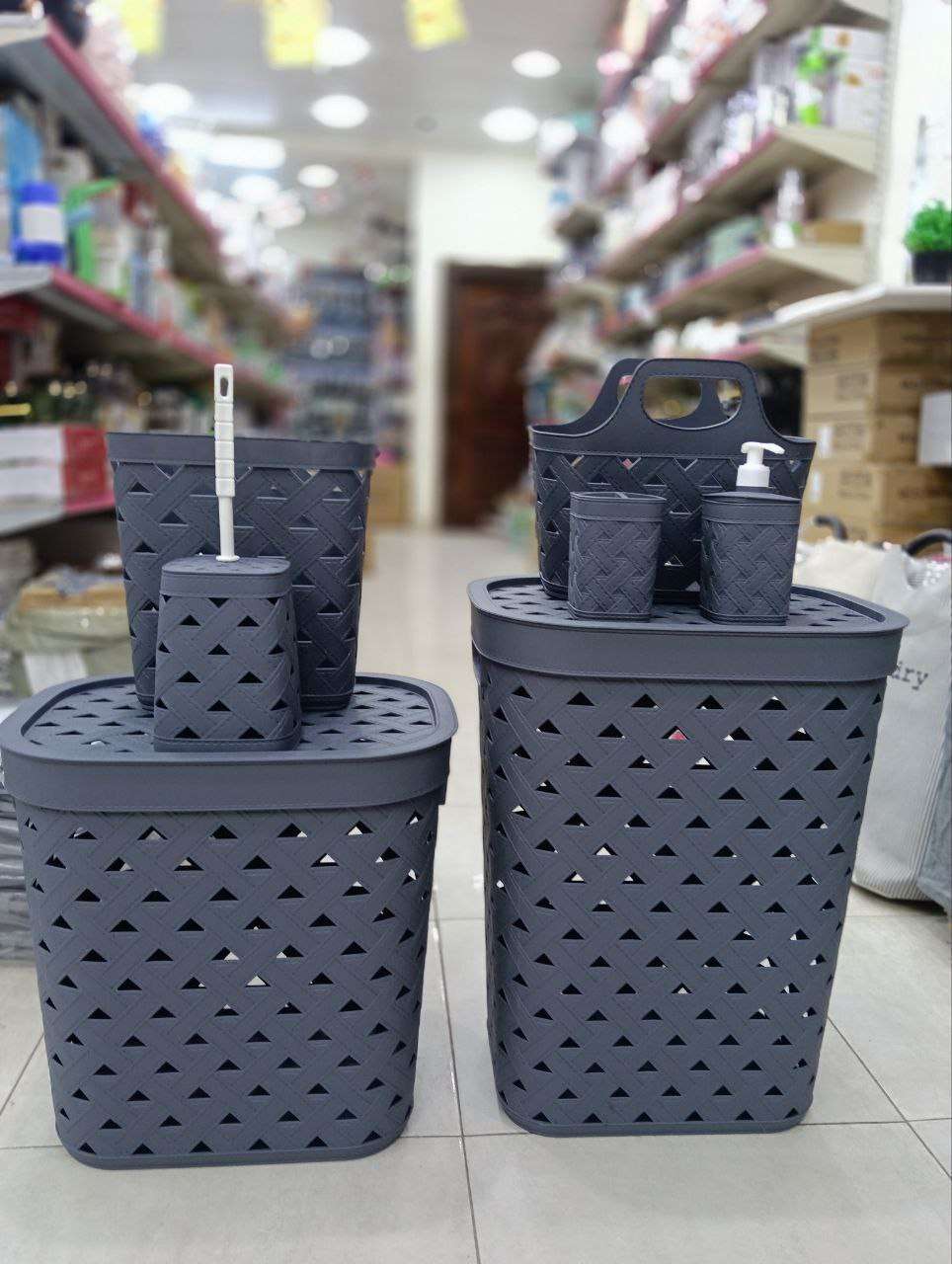 طقم حمام ٧ قطع الترندي