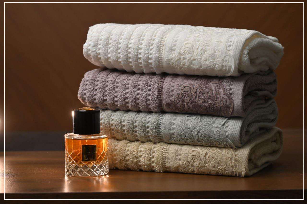 طقم فوط بچوبير كنزو قطن صافي