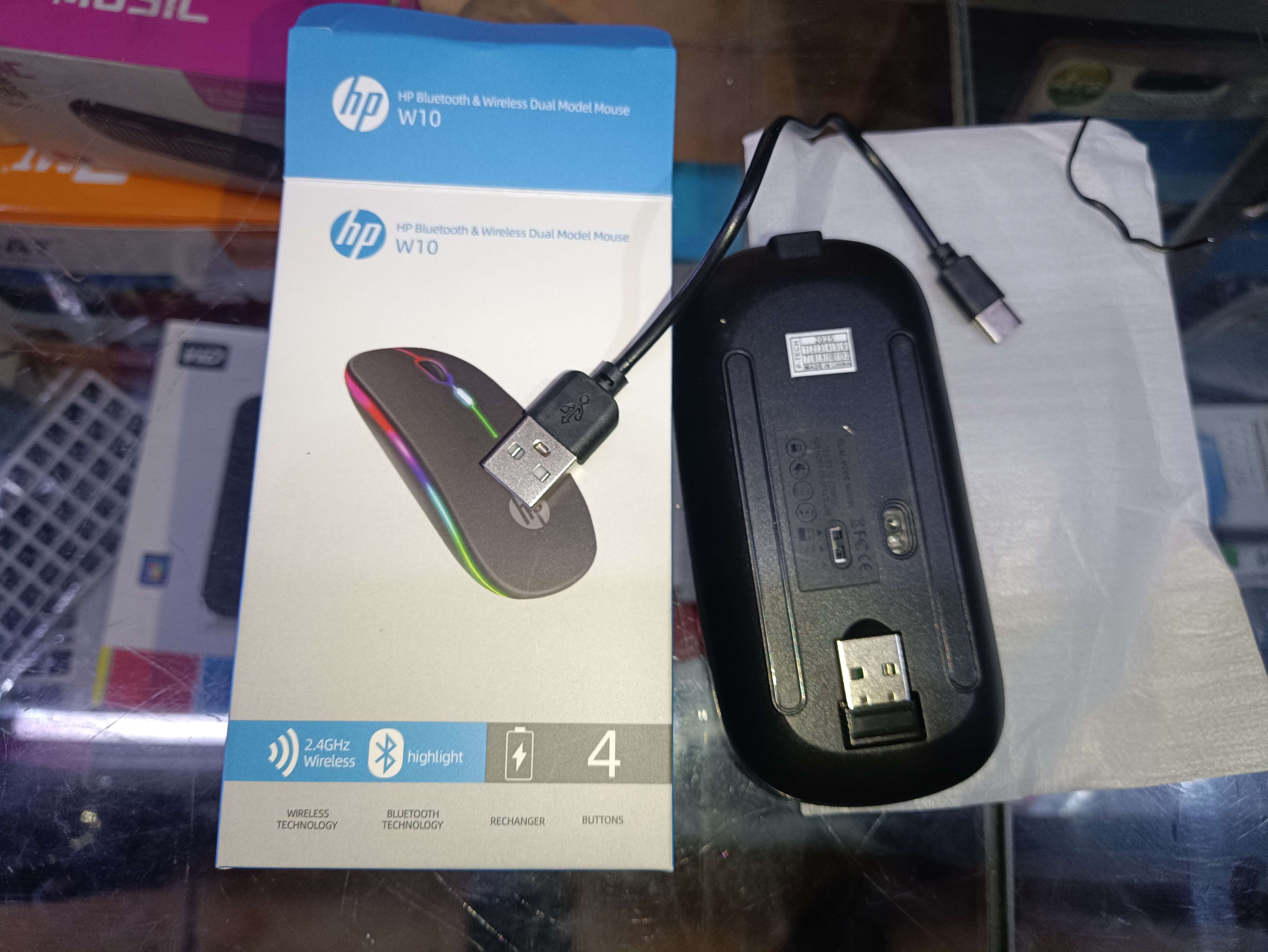 ماوس وايرلس HP W10