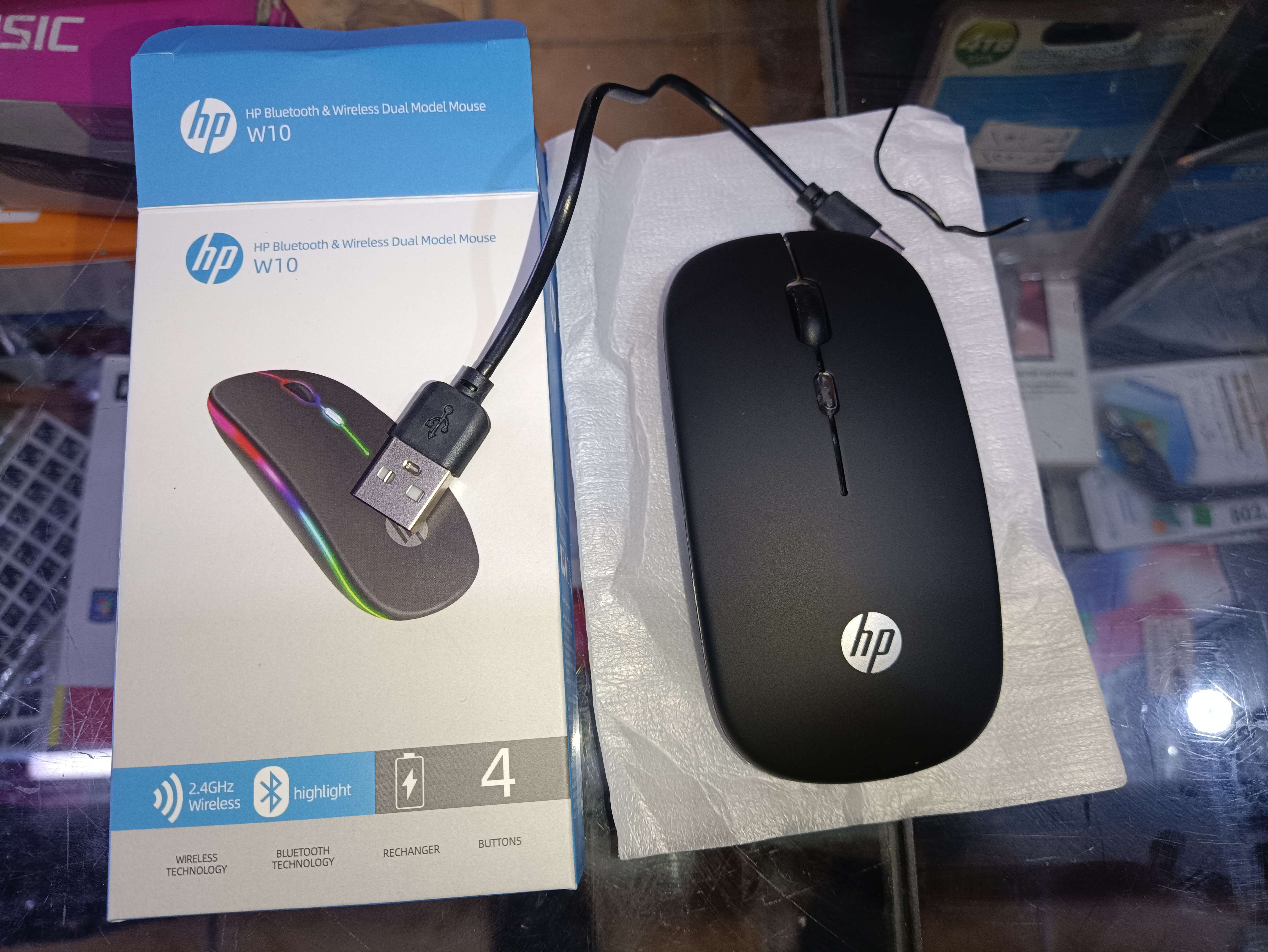 ماوس وايرلس HP W10