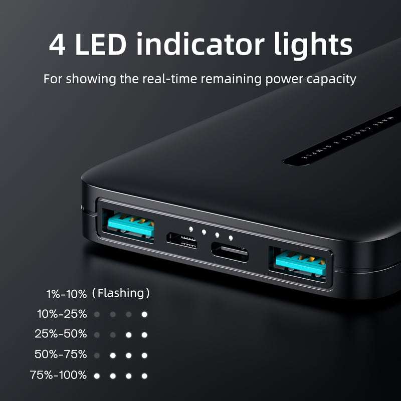 Power Bank Joyroom 10000Mah T012 خليه دايماً مشحون! شحن سريع