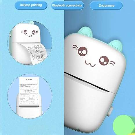 طباعتك الصغيرة والسحرية! طابعة Mini Sticker Printer هتخلي كل يوم
