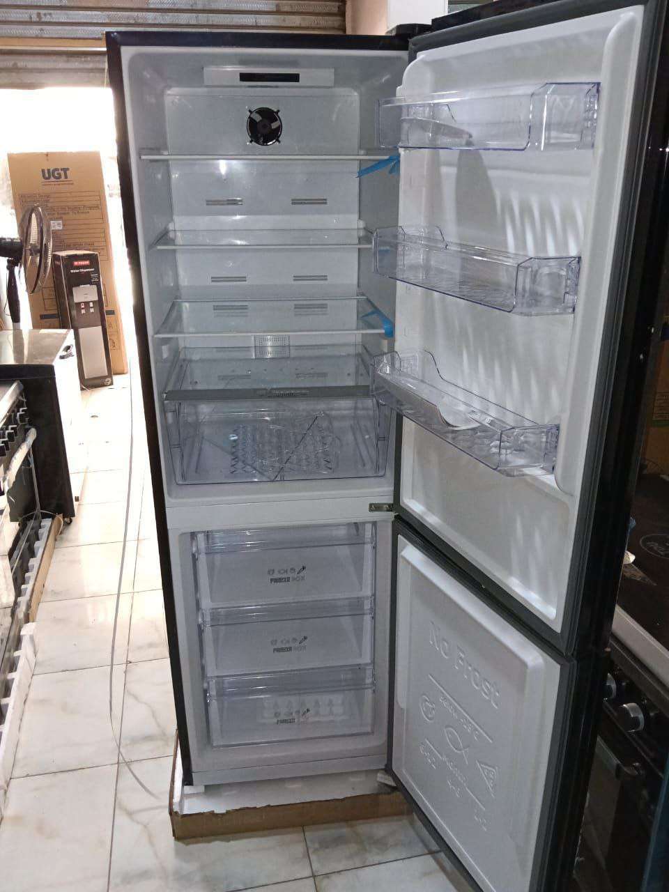 ثلاجه يونيون اير سنجتشر كومبي  موديل 500 سوبر تك 370 لتر نوفروست د