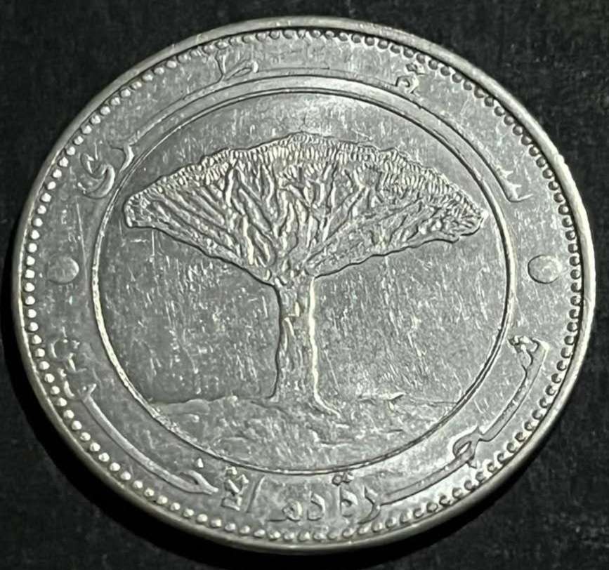 20 ريال يمني شجرة دم الأخوين بسقطرى اصدار عام 2006