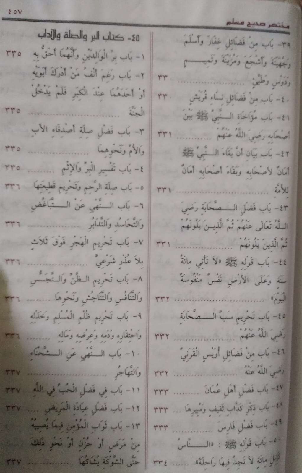 مختصر صحيح مسلم