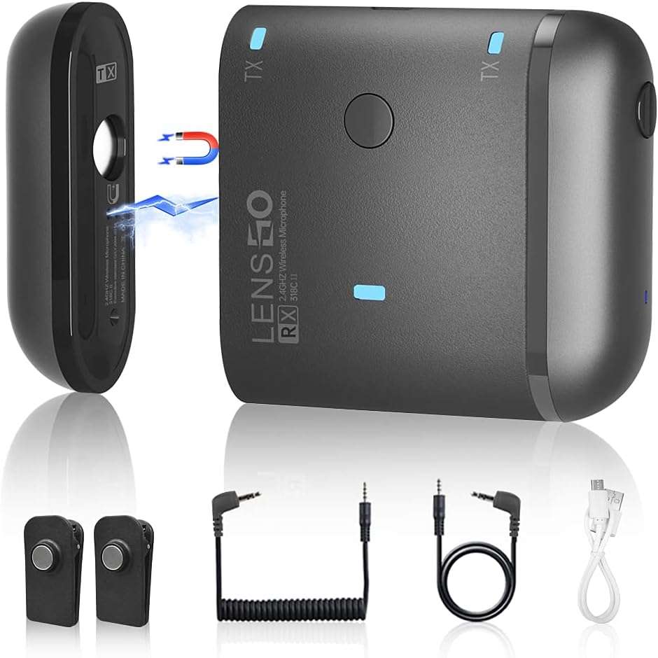 318 C ll Wireless microphone lensgo


مايكروفون
