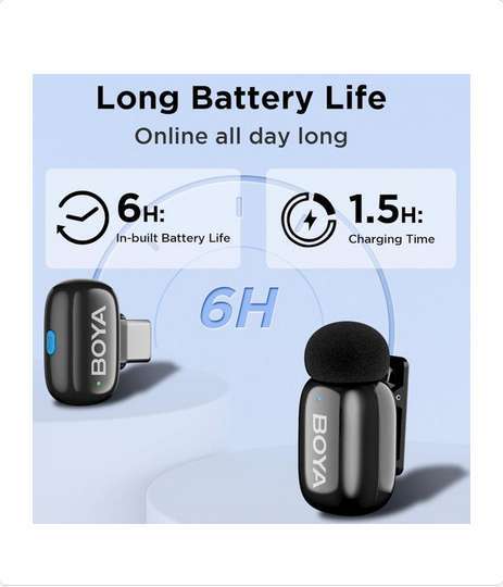 BOYA mini ميكروفون
