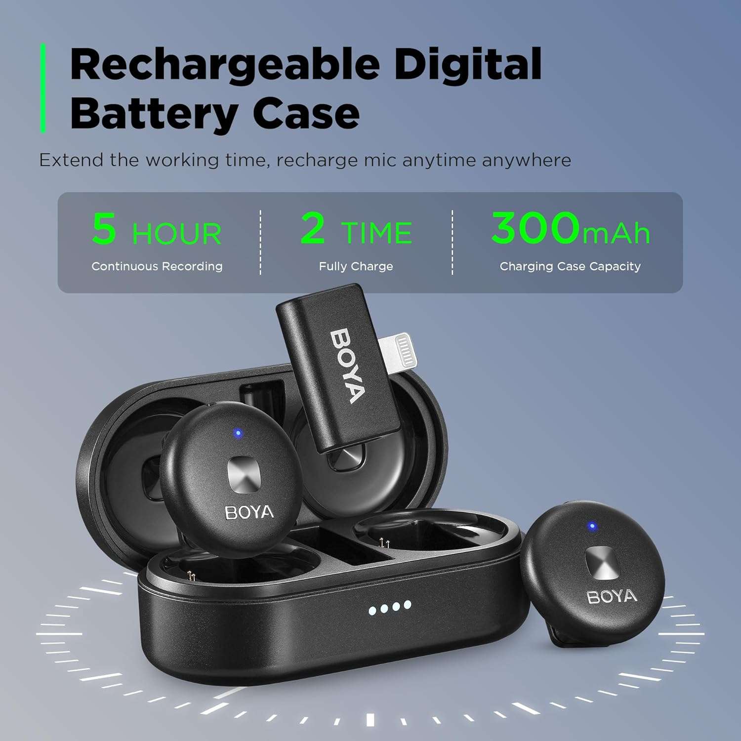 BOYA OMIC Dual IOS  ميكروفون