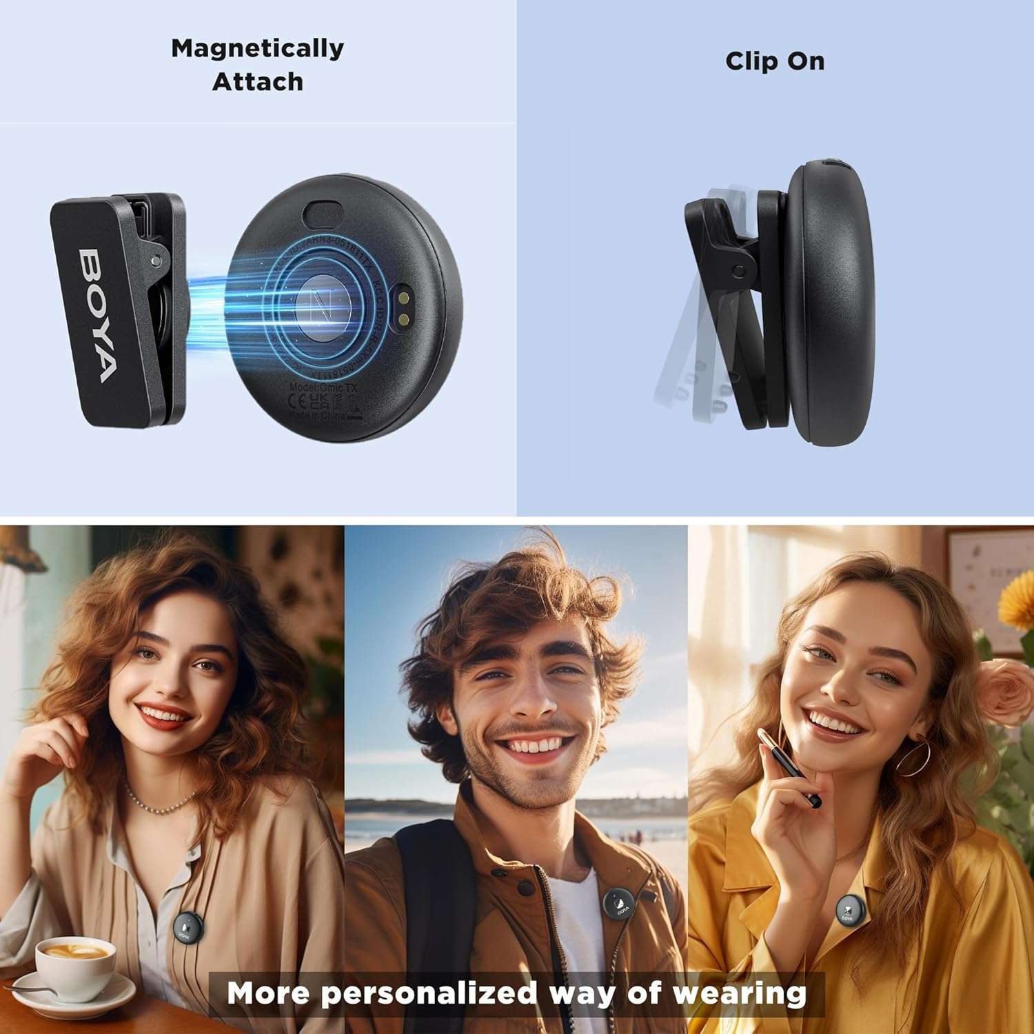 BOYA OMIC Dual IOS  ميكروفون
