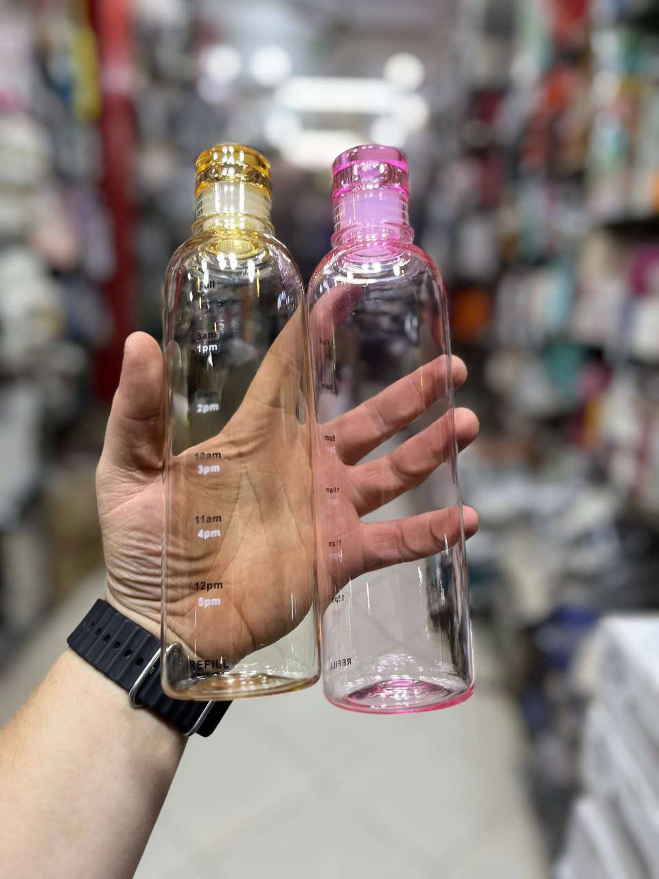 زجاجة مياه كريستال