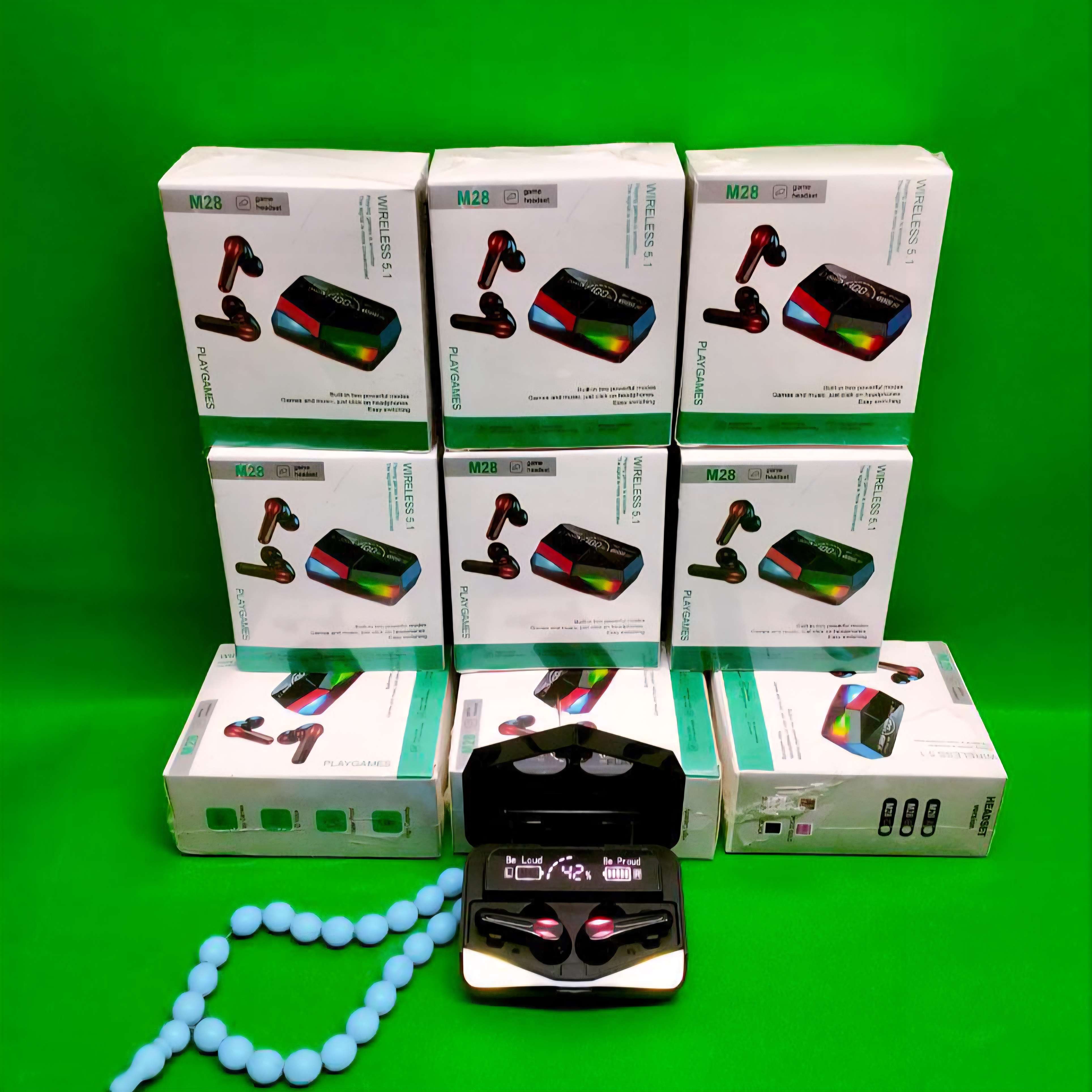 m28 airpods for gaming