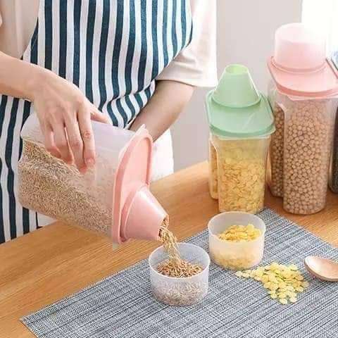 حافظة بقوليات بلاستيك