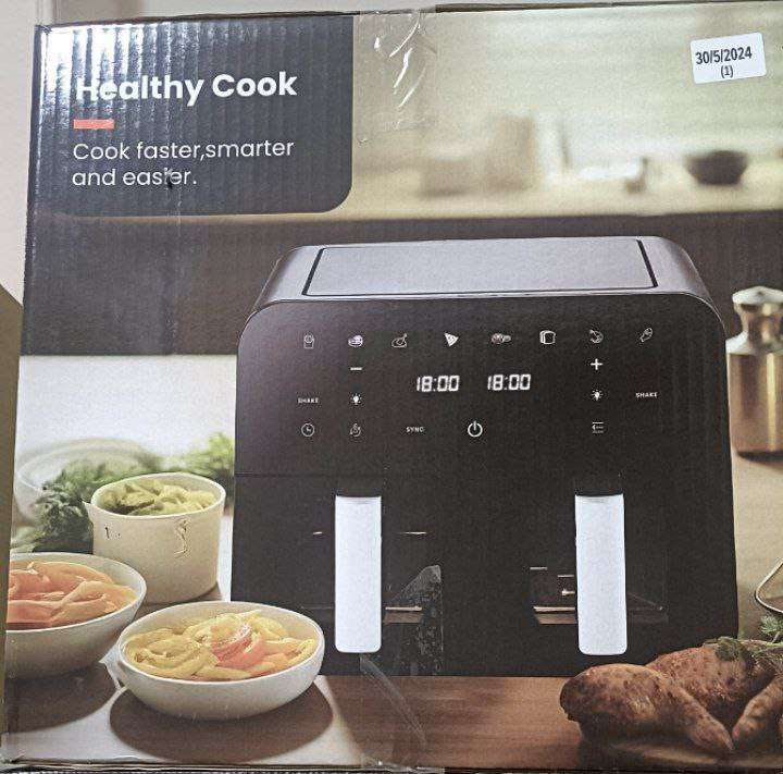 مقلاة هوائية ديجيتال فريش 2 درج   دFresh Digital Air fryer