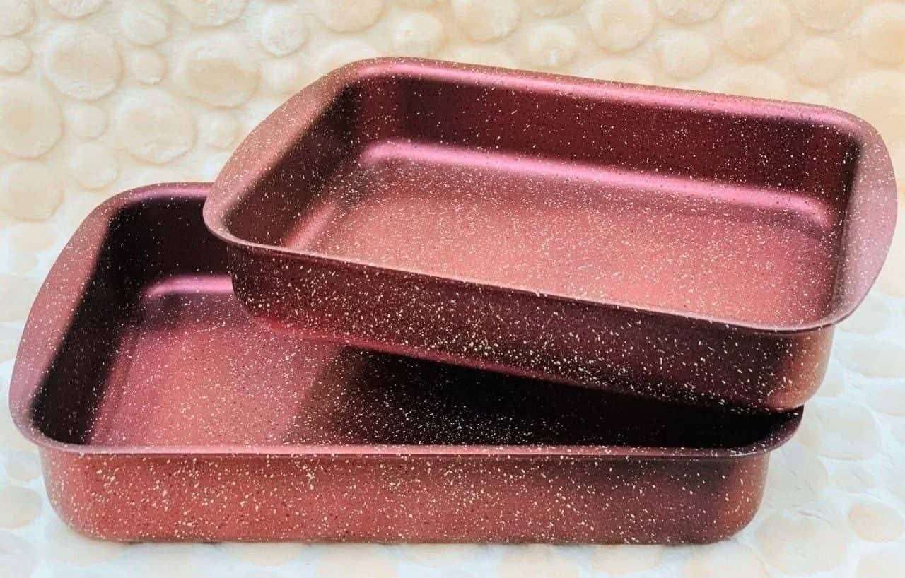 طقم صواني مستطيله جيرانيت