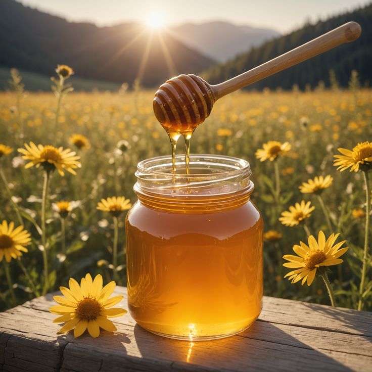 عسل زهرة داور الشمس السلوم
