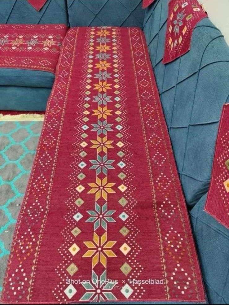 طقم بياضات للركنيات لون نبيتي 4 متر ومتوفر بجميع الالوان والمقاسات