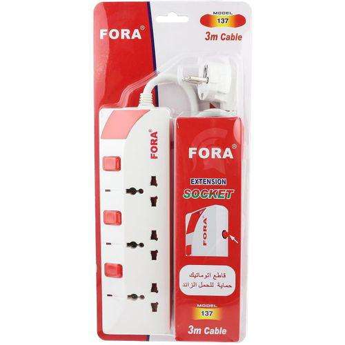 Fora Power Strip Fora137 3port 5m