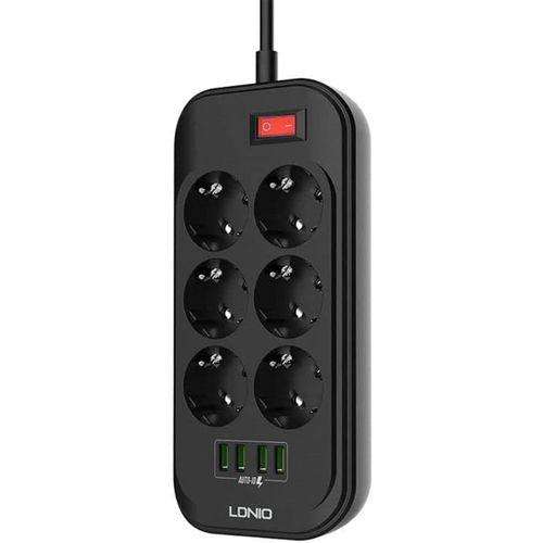 Ldnio SE6403, 6 Sockets, S w, 10A  2500 W 6 4 2 M 220 Mm 109 Mm 40 Mm