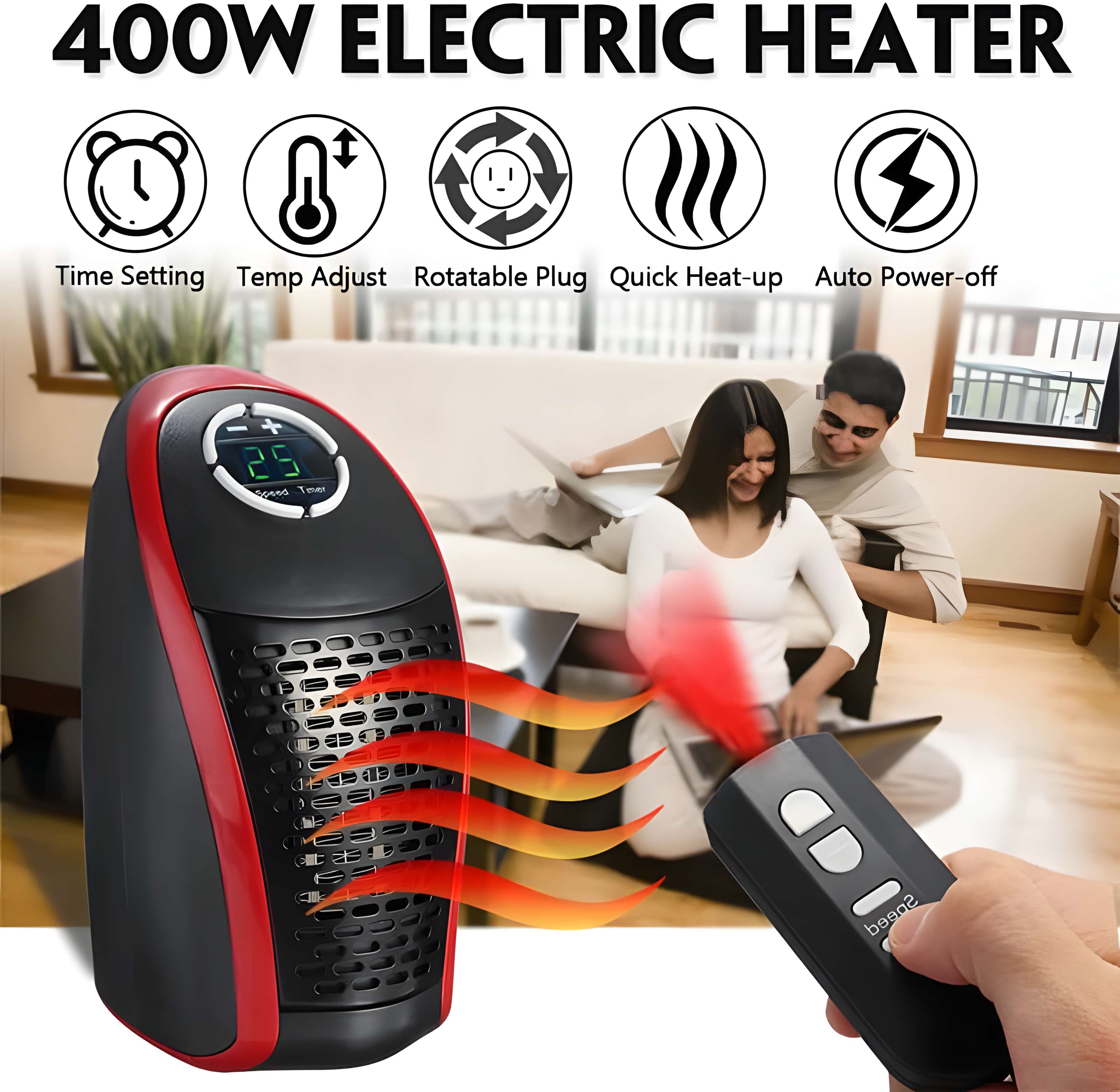 دفايه محمول ووناسه 1500 WATT