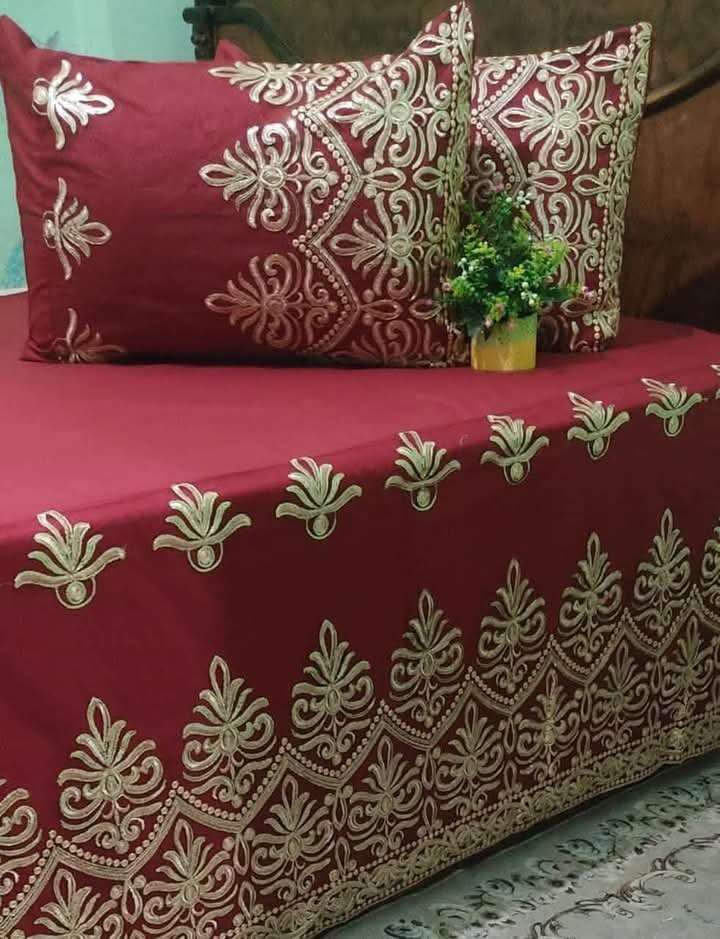 ملايه مطرزه بالساري الهندي