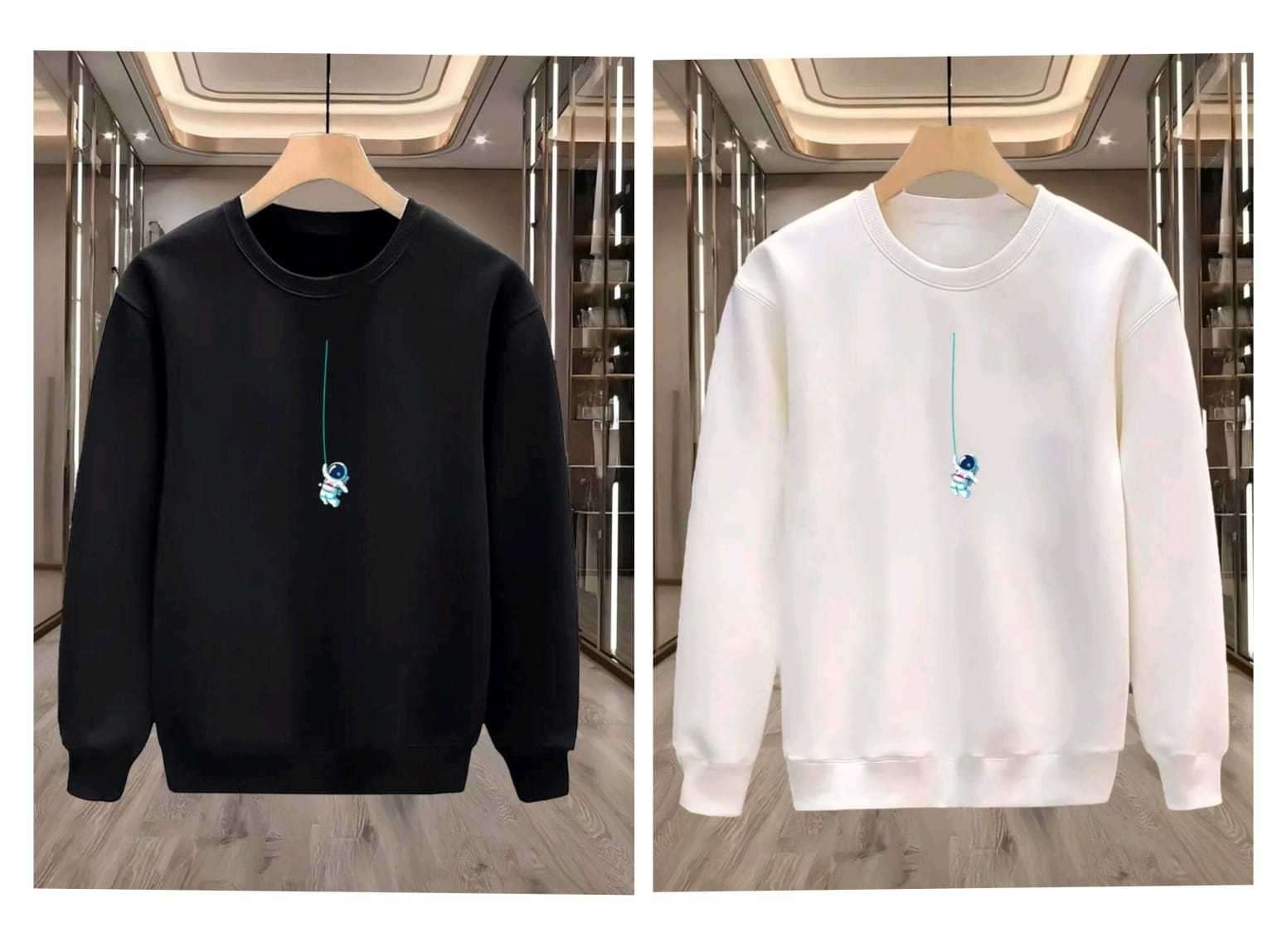 تيشرت راوند أوفر سايز شيك جداً فاللبس يليق علي أكتر من OUTFIT