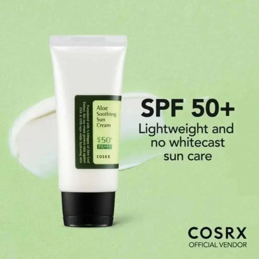 COSRX Aloe Soothing Sun Cream SPF+50