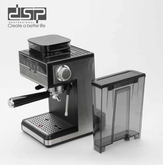 ماكينة اسبريسو بمطحنة شاشة ديجيتال لاختيار المشروب 1350 وات 20 بار DSP