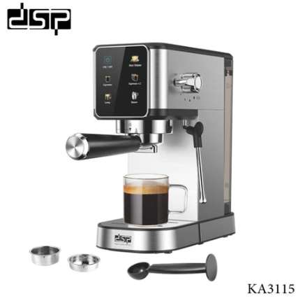 ماكينة اسبريسو دي اس بي شاشة ديجيتال 1350 وات 20 بار DSP