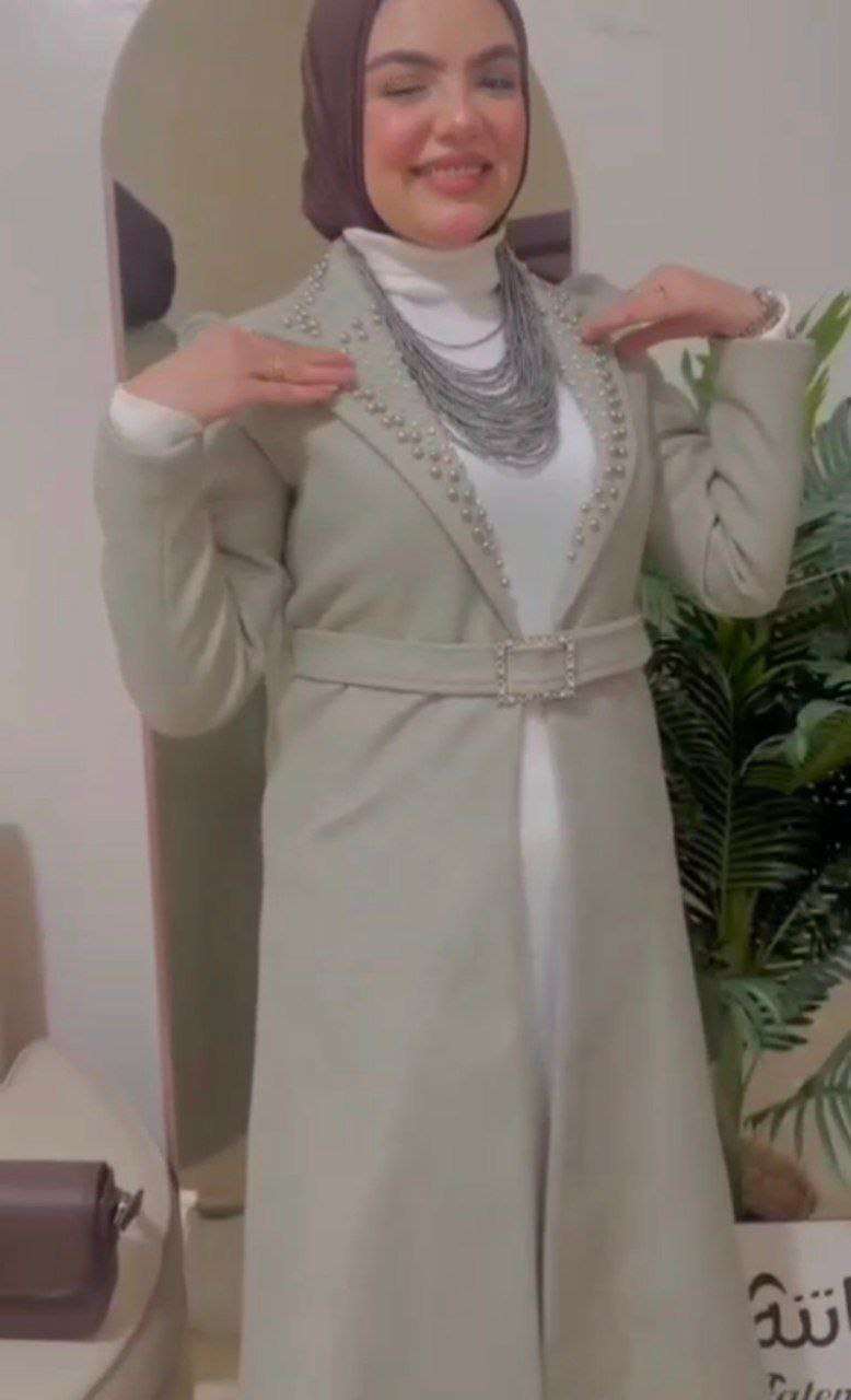 بالطو طويل اخر شياكه