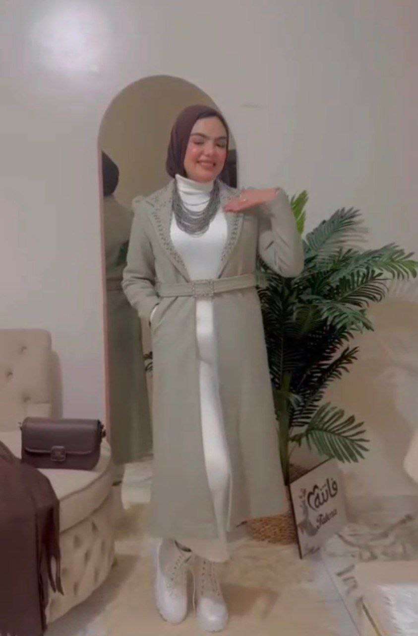بالطو طويل اخر شياكه