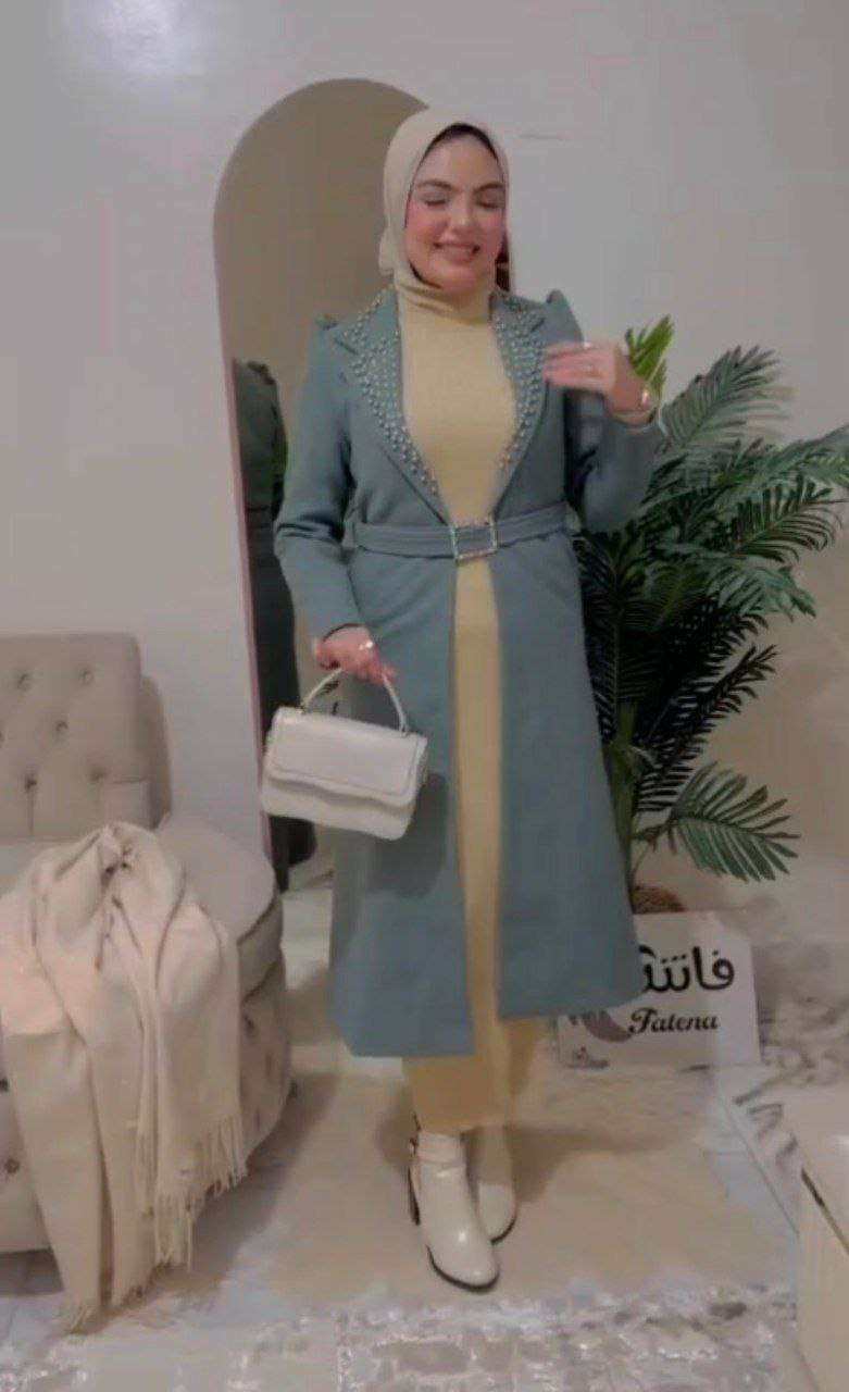بالطو طويل اخر شياكه