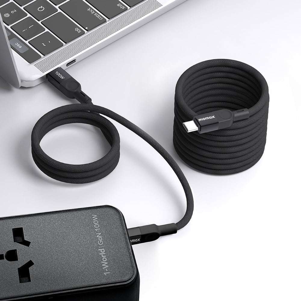 Momax mag link 100W USB-C to USB-C Magnetic cable