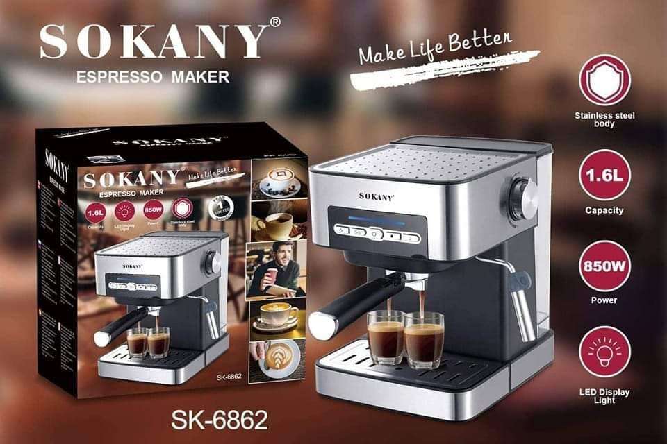 ماكينة اسبريسو سوكاني 850 وات