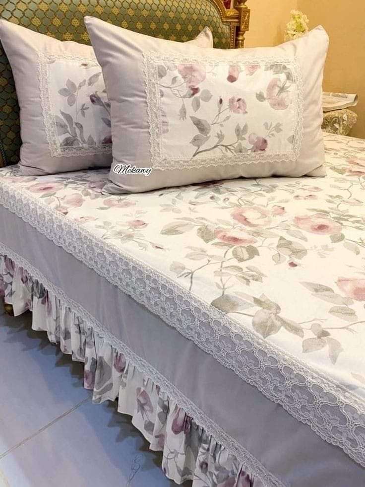 ملاية سرير كبير تحفة 5 قطع
